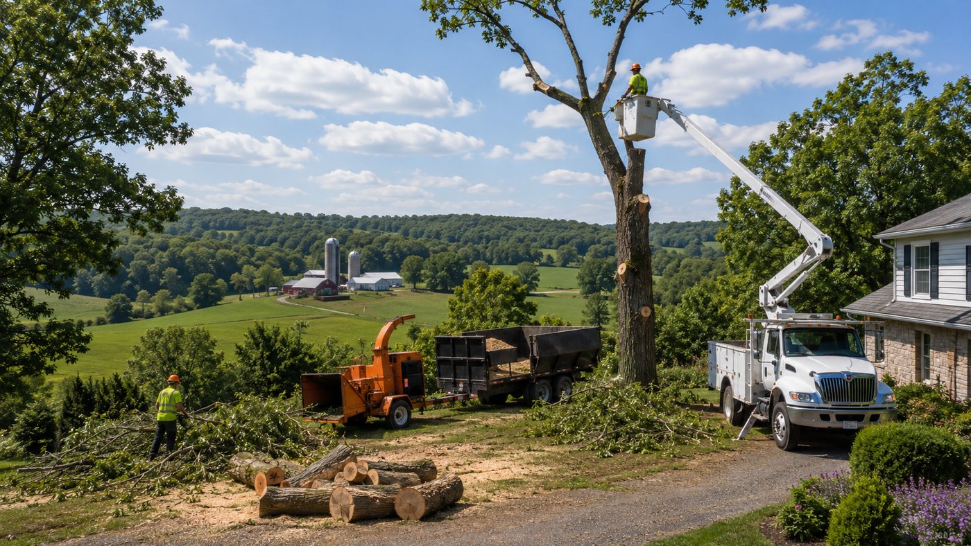 Tree removal service in Newry, PA